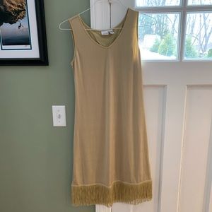 Together Gold Flapper Style Dress